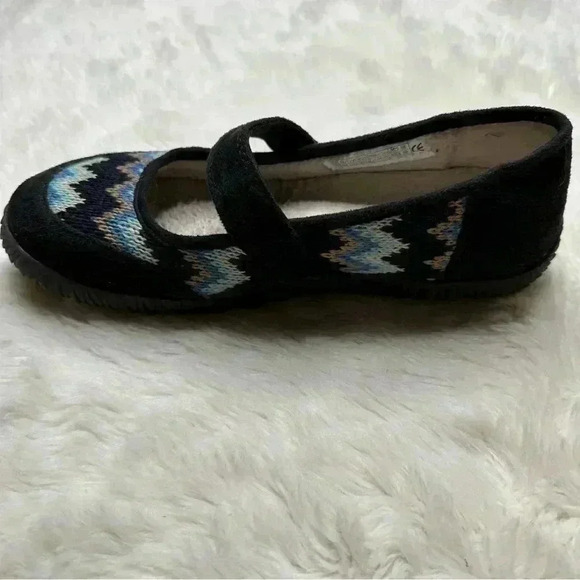 Orthaheel Alta Slippers  Black / Blue / Pink Zigzag Size 5 - Picture 6 of 16